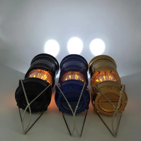 Portable Outdoor LED Flame Lantern Flashlight