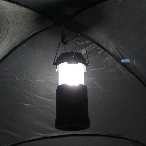 Portable Outdoor LED Flame Lantern Flashlight