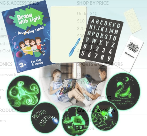 Light Drawing - Fun And Developing Toy