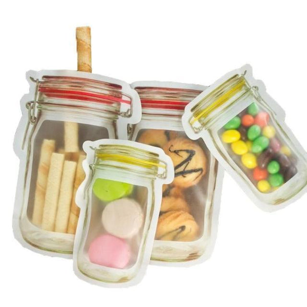 Reusable Mason Bottle Ziplock Bag