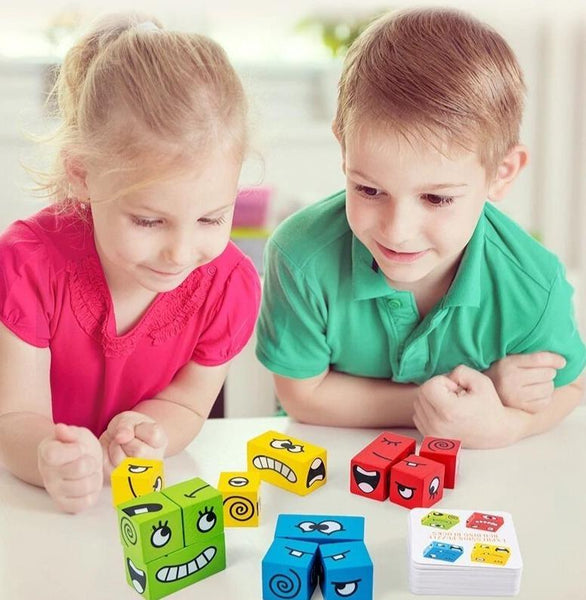 Puzzle Building Cubes