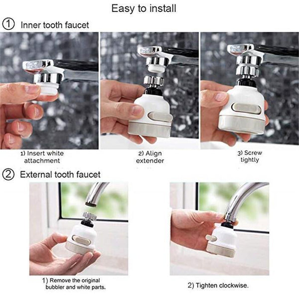 360° DEGREE Home Faucet Booster Shower