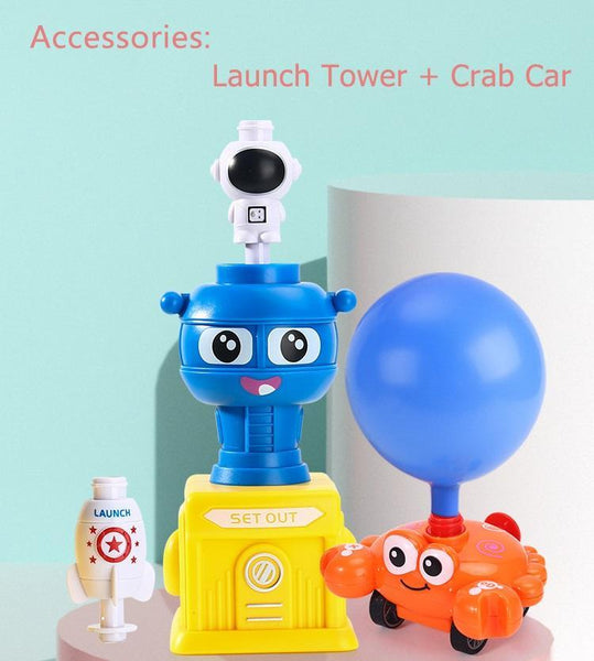 Balloon powered car Balloon launcher toy