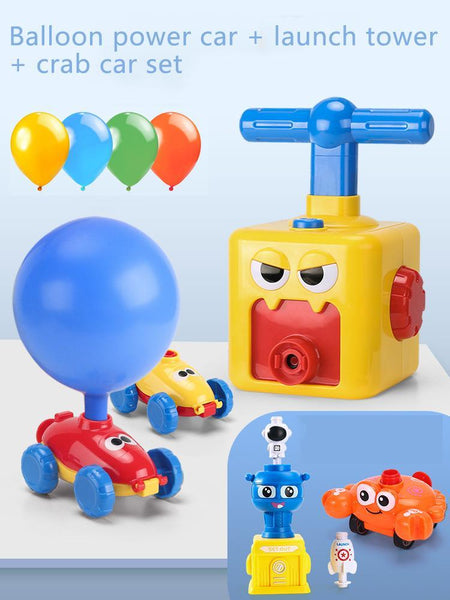 Balloon powered car Balloon launcher toy