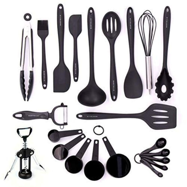 14-Piece Premium Silicone Kitchen Utensil Collection