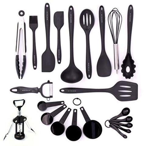 14-Piece Premium Silicone Kitchen Utensil Collection